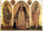 JACOBELLO DEL FIORE Triptych of the Madonna della Misericordia g USA oil painting reproduction